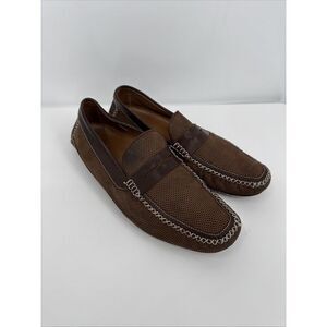 Moreschi Bahama Slip-on Driver Brown Size 9 USA